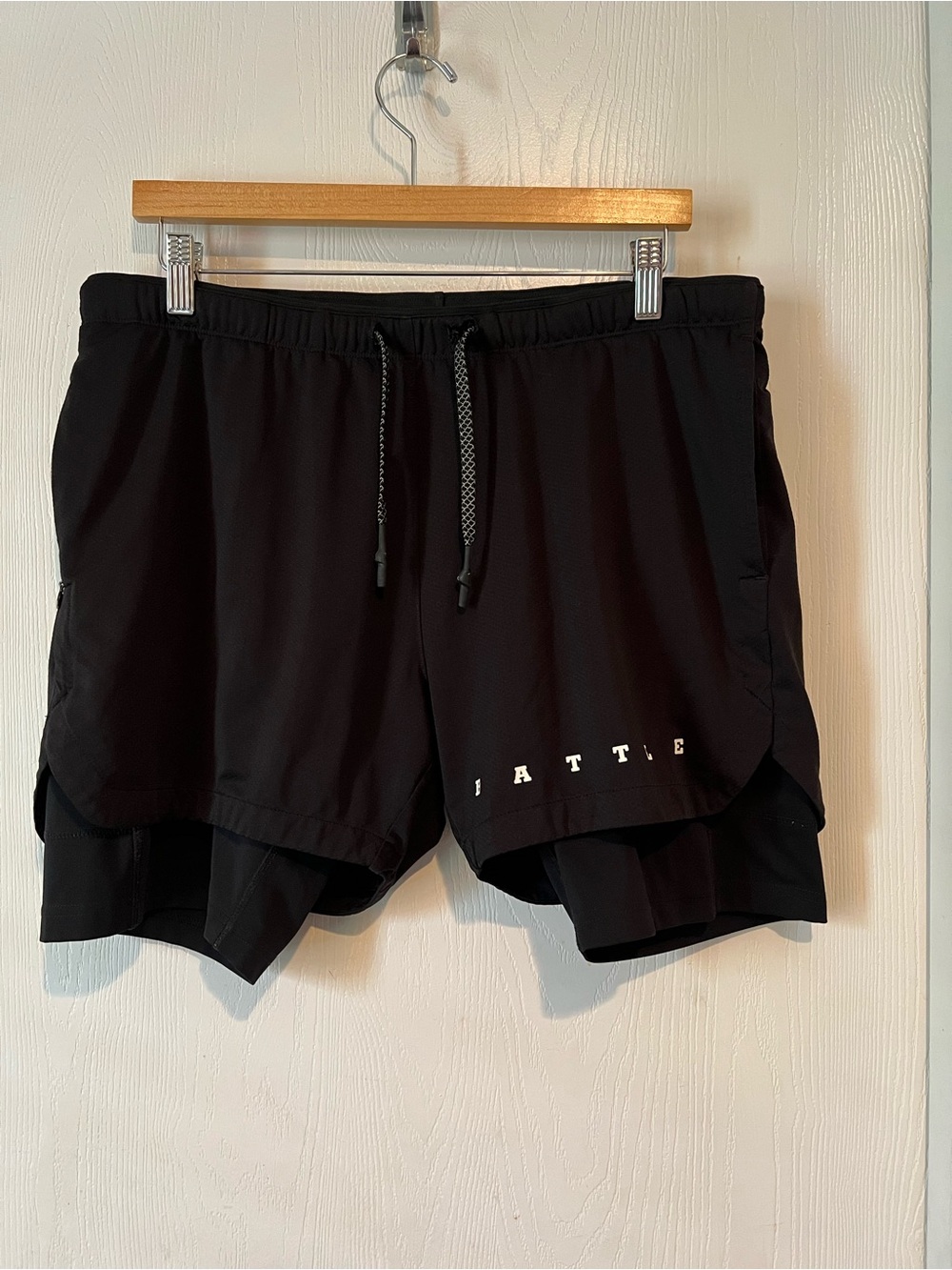 Battle Sports Fly 5 Shorts built-in extended compression Shorts Size Large